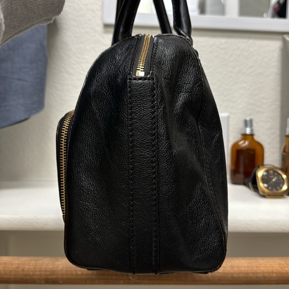 Kate Spade New York Black Bowler Bag Satchel Tote Authentic - Picture 4 of 12